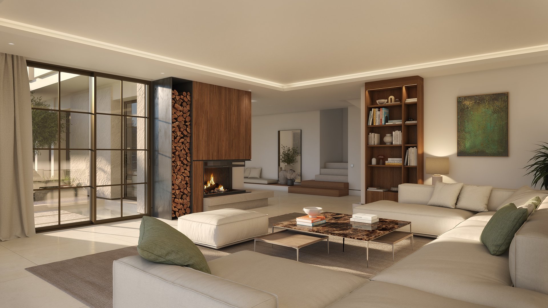 Villa El Quejigal 17 - Salón principal